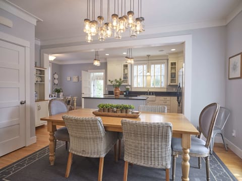 Gather around and enjoy delicious meals in the dining room