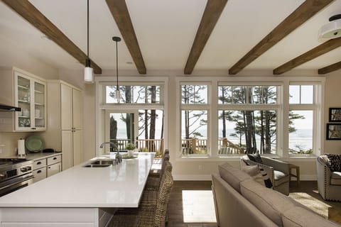 Ocean view from living space