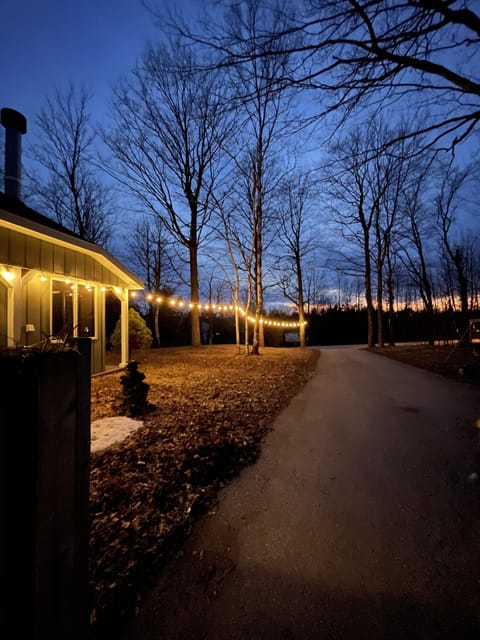 Large driveway with plenty of paved, private parking.  