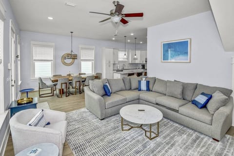 The first-floor open concept is a perfect place to hang with all the family and be sure that no one in your group feels left out!