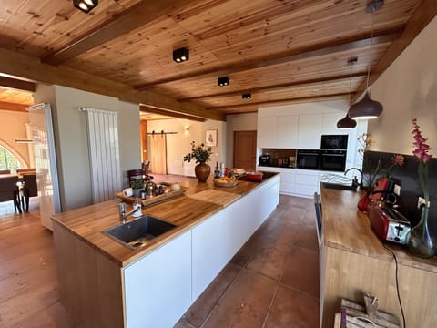 One of the kitchens.