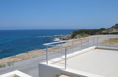 Sea view from terrace of lower apartment