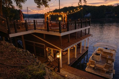 The Boathouse at Night
