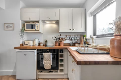Minimalist  design of the kitchen 