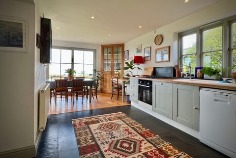 Kitchen and din ing area