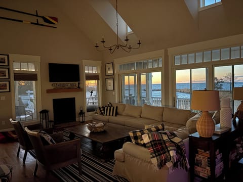 Water views from almost every window