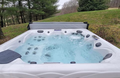 62 Jet Premium Hot Tub with Waterfalls and lights