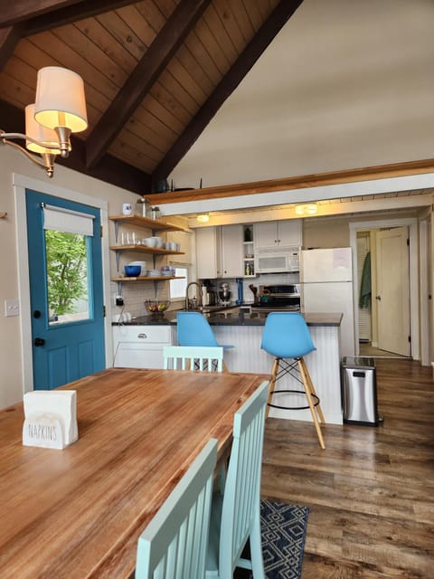 Kitchen and dining area