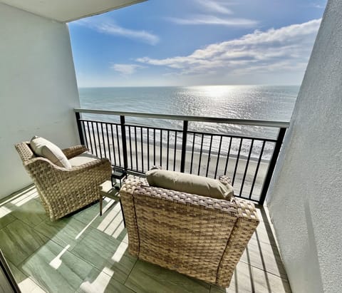 Private balcony off of the primary bedroom.