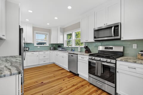 Full Kitchen flows to dining room and outdoor deck