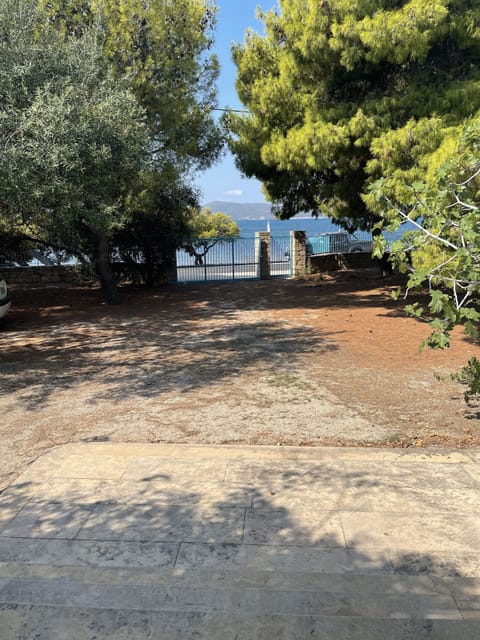 Looking out to sea from the villa