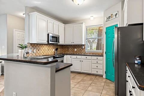 Kitchen packed with everything you need during your stay