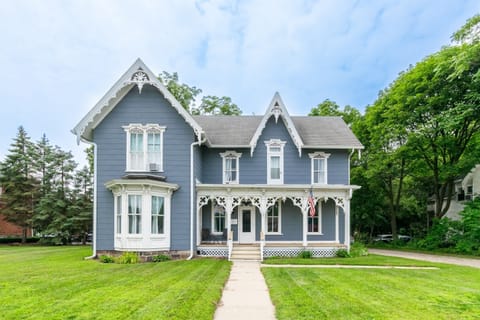 The home is a duplex. The rental unit is the entire upstairs with a private indoor entrance and electronic deadbolt with access codes changed in between each stay.