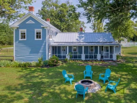 Exterior of our lovingly restored 1891 farmhouse.