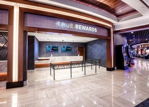 Arrive in style with a gleaming, welcoming resort lobby.