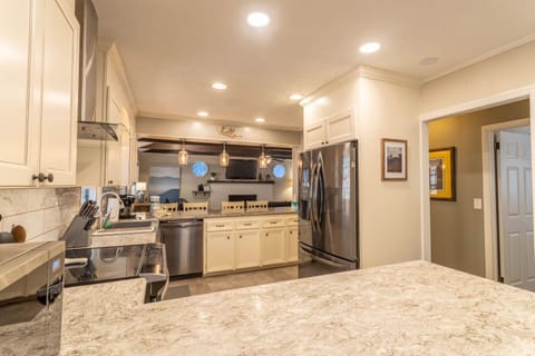 Large Kitchen with Stainless Appliances