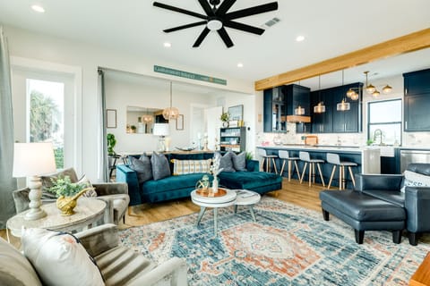 Open living area makes spending time together a breeze