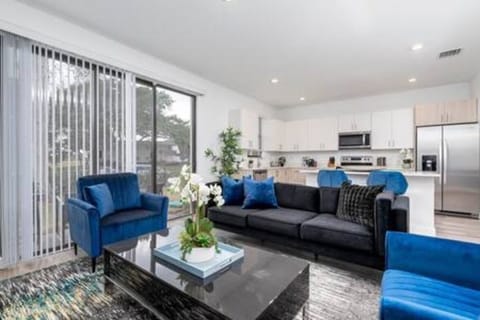 open space living room