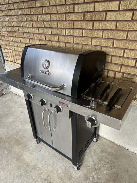 Perfect place to have a BBQ with family or friends under the covered back porch.
