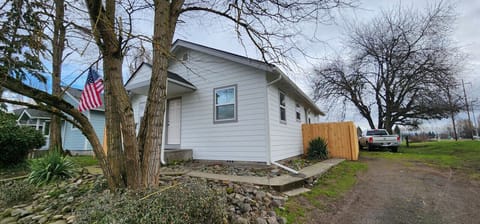 Fully fenced back yard