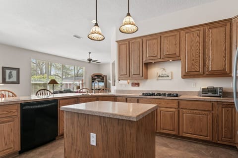 Spacious Kitchen - with bar counter seating
