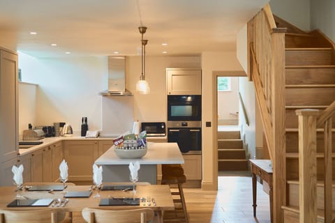 Dining area and kitchen