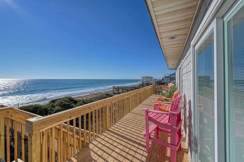 Oceanfront Deck North Topsail Beach