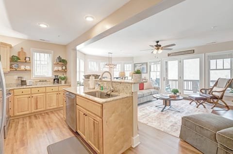 Kitchen--- Bright and Inviting, Open Floor Plan