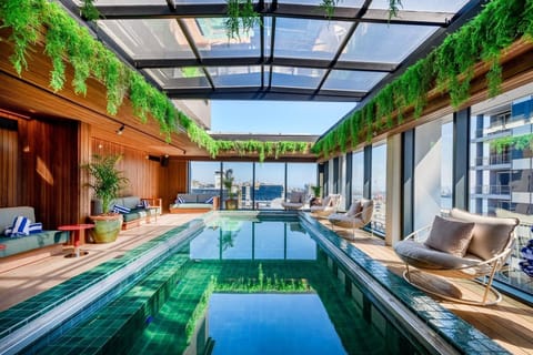 Top floor pool