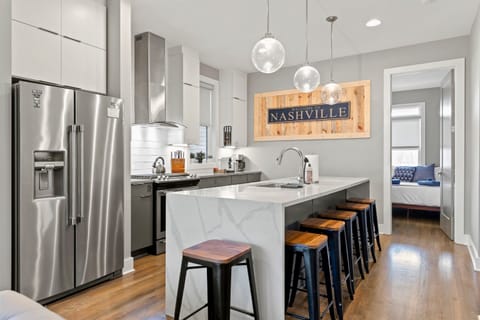 The luxury dine-in kitchens have plenty of space for serving a fabulous meal and feature stainless steel appliances.