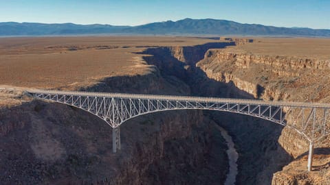 Rio Grande Gorge Bridge located 20 minutes away.