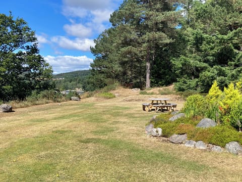 Sitting in the sunshine in the garden | Dee Valley View, Aboyne