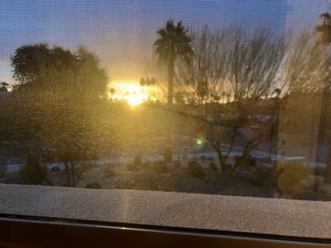 Sunrise from master bedroom 