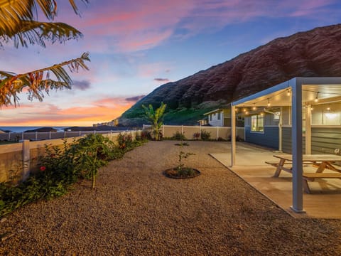 View from private backyard