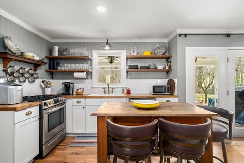 Access to Back Porch & Yard is through the Kitchen