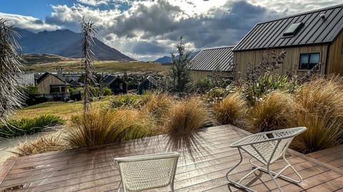 Evening views from outdoor deck