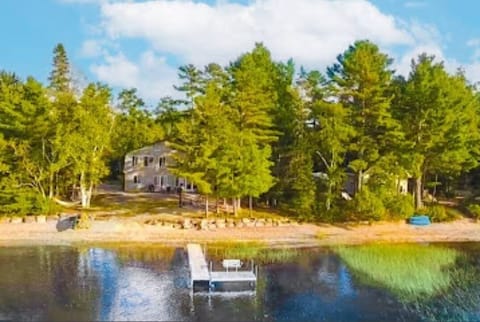 View of Windswept Home from the Pond