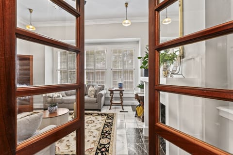 Spacious living room with comfortable seating.