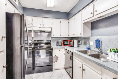 Spacious Kitchen with Updated, Stainless-Steel Appliances, Microwave, & More!