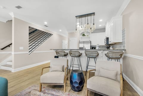 Living to kitchen view