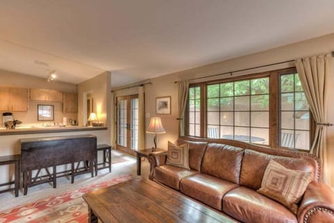 Open living and dining space