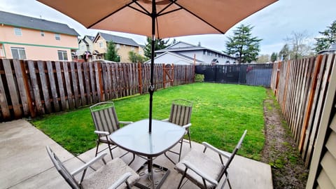 Spacious backyard for you to enjoy