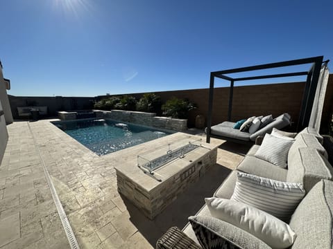 Super comfortable patio furniture and cozy daybed to completely relax & unwind.