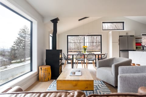 Open concept living/dining area.  Light, bright and airy.  
