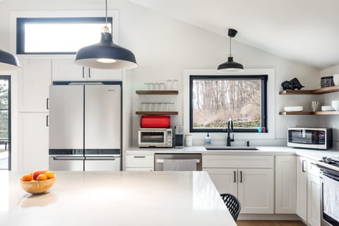 All new appliances.  Microwave, airfryer, blender, toaster, etc.  