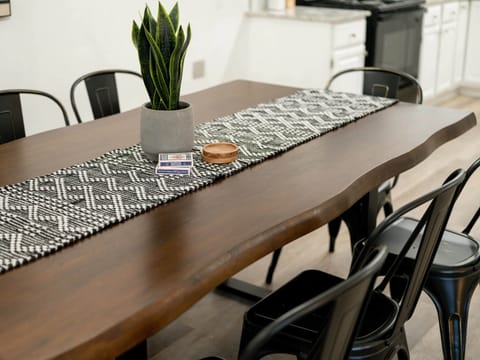 Thoughtful décor and a warm ambiance set the scene for shared meals