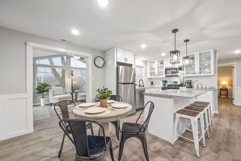 Kitchen and dining area.