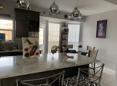 Bar area with seating