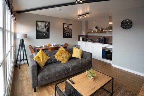 inviting and spacious living area