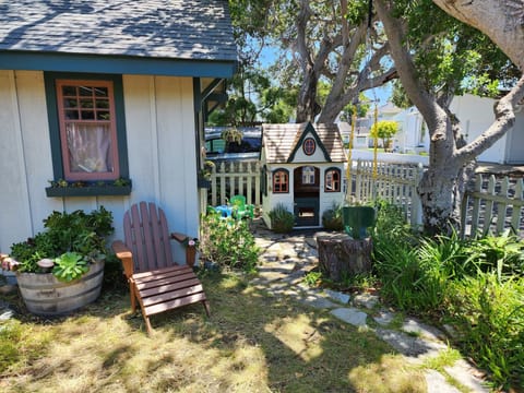 Our yard is fully fenced and has plenty of space for the entire family to enjoy!